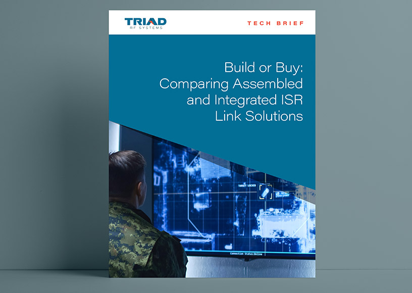 Tech Brief Helps Make Build or Buy Decision of ISR Data Links