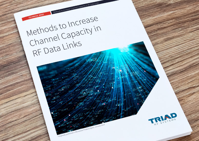 Tech Brief Methods to Increase Channel Capacity in RF Data Links