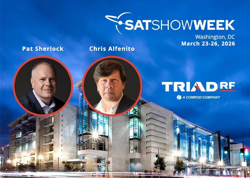 Meet us at SATShow Week in Washington, DC - March 23 - 26, 2026